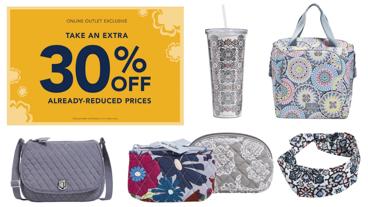 Vera Bradley Outlet Extra 30 Off Everything Southern Savers