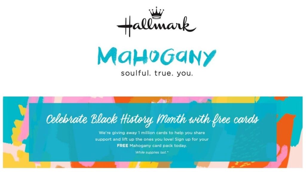 Free 3Pack Hallmark Mahogany Cards Southern Savers