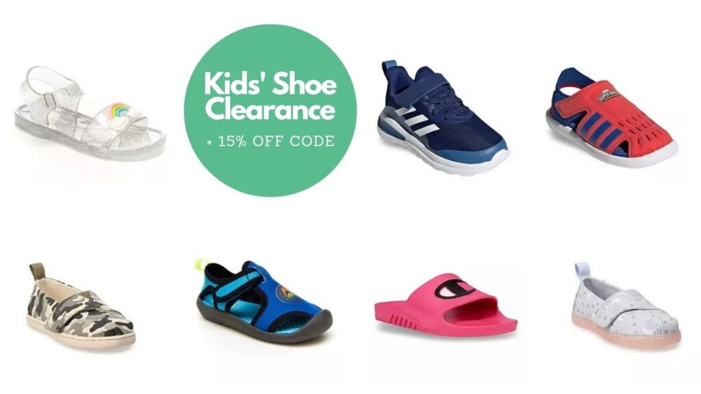 Kohl's | Kids Shoe Clearance + 15% Off Code :: Southern Savers