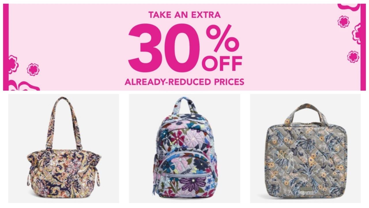 Last Chance! Vera Bradley Outlet  20% Off Clearance Styles :: Southern  Savers