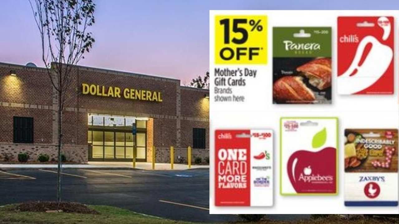 Dollar General 15 Off Gift Cards Southern Savers