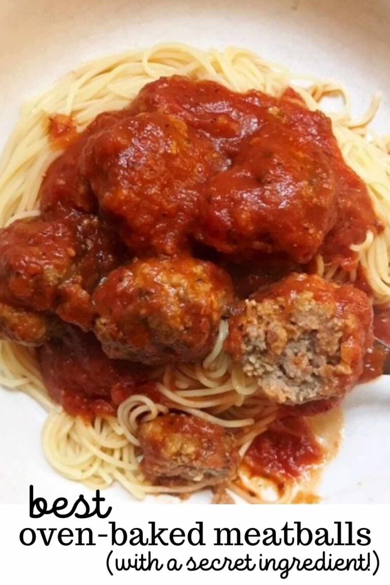 The Best Oven Baked Meatballs Recipe With A Secret Ingredient