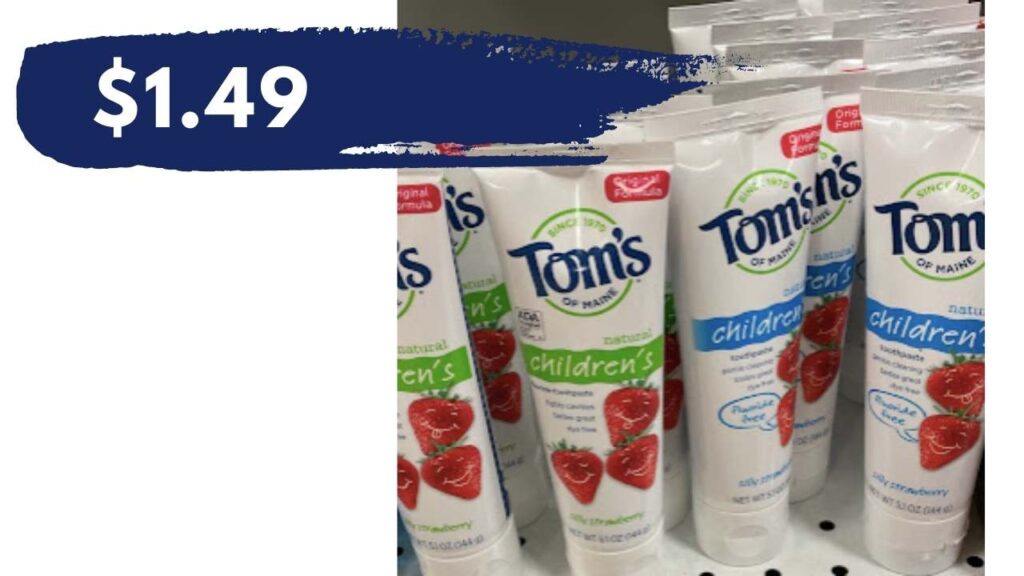 walgreens toms toothpaste