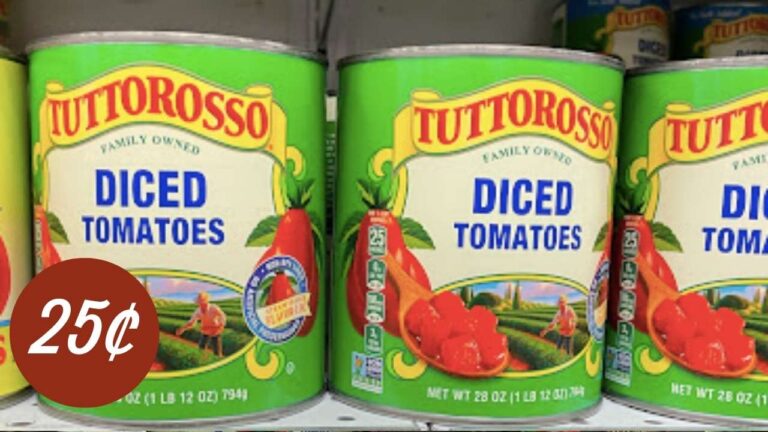 25¢ Tuttorosso Canned Tomatoes :: Southern Savers