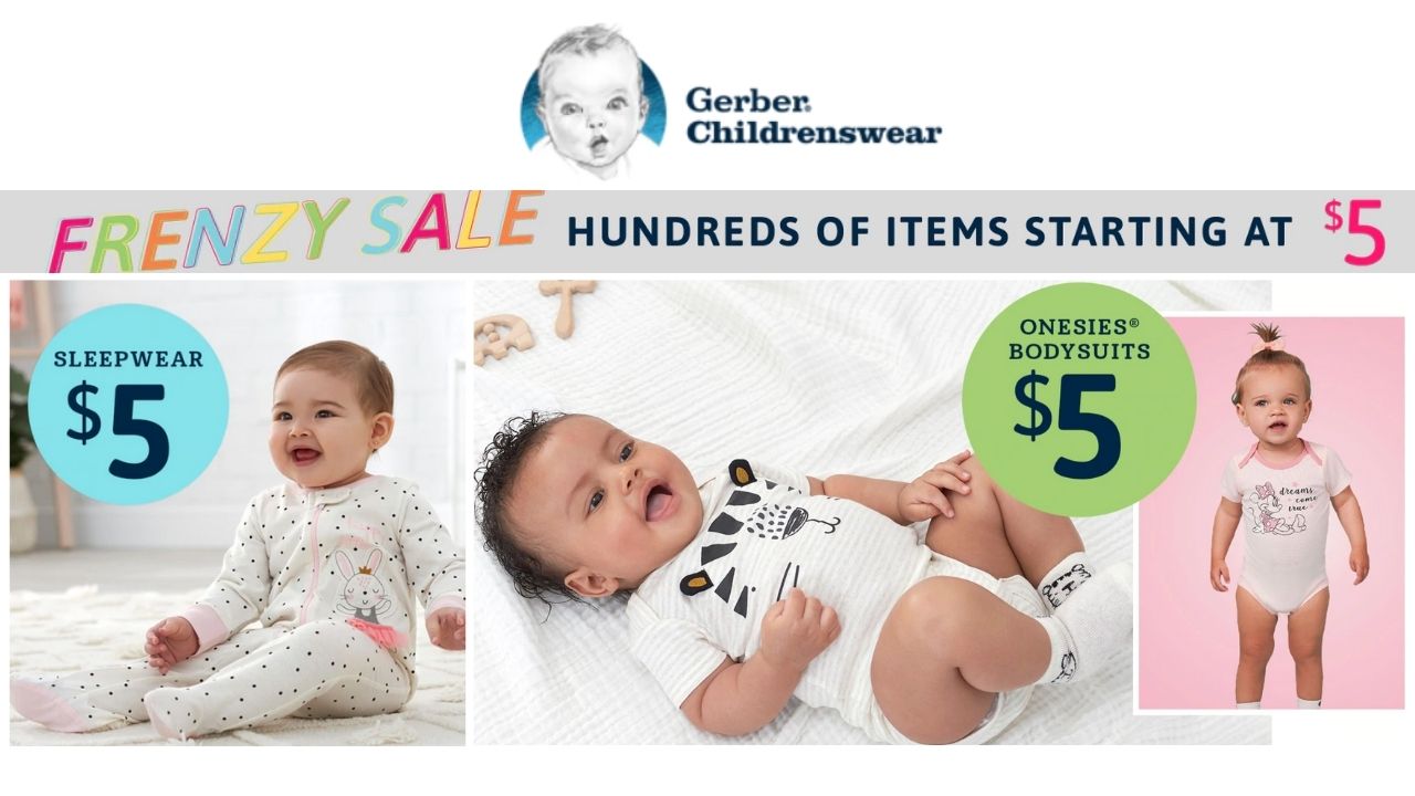 THIS IS BIG: $5 Frenzy Starts Now 🚨 - Gerber Childrenswear