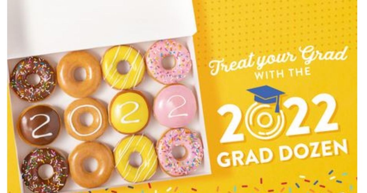 Krispy Kreme Free Dozen Doughnuts for Graduates Southern Savers