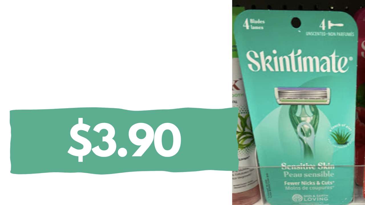 Skintimate Sensitive Skin 4-Blade Women's Disposable Razors