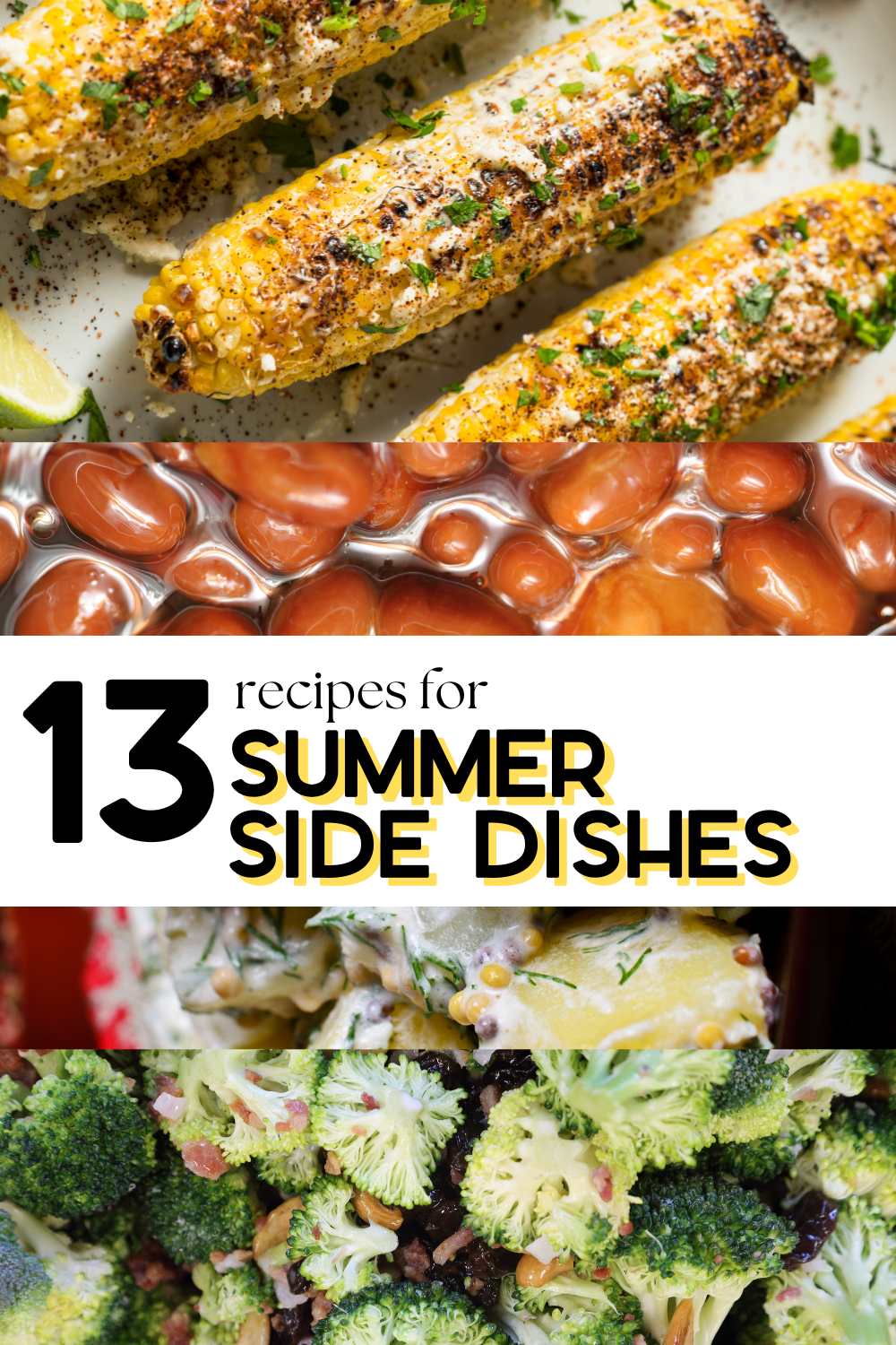 Here is a list of recipes for some great summer side dishes to have handy this season! Take them along to a cookout or enjoy with your family in the evenings.