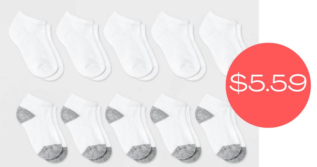 Cat & Jack Socks 10Packs for 5.59 Southern Savers