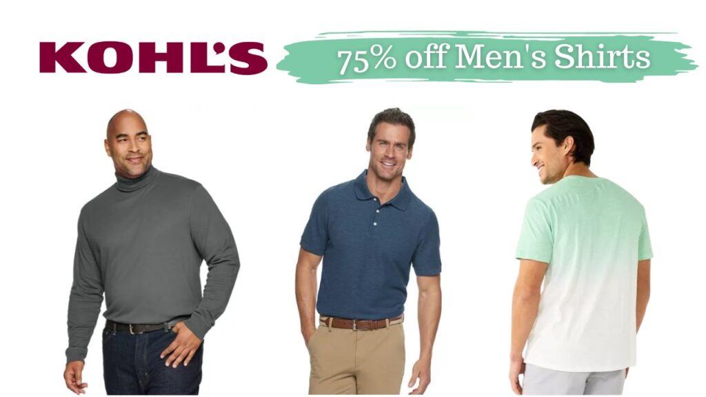 Kohl's Men's Shirts Up to 75 off + Extra 20 off Code Southern Savers