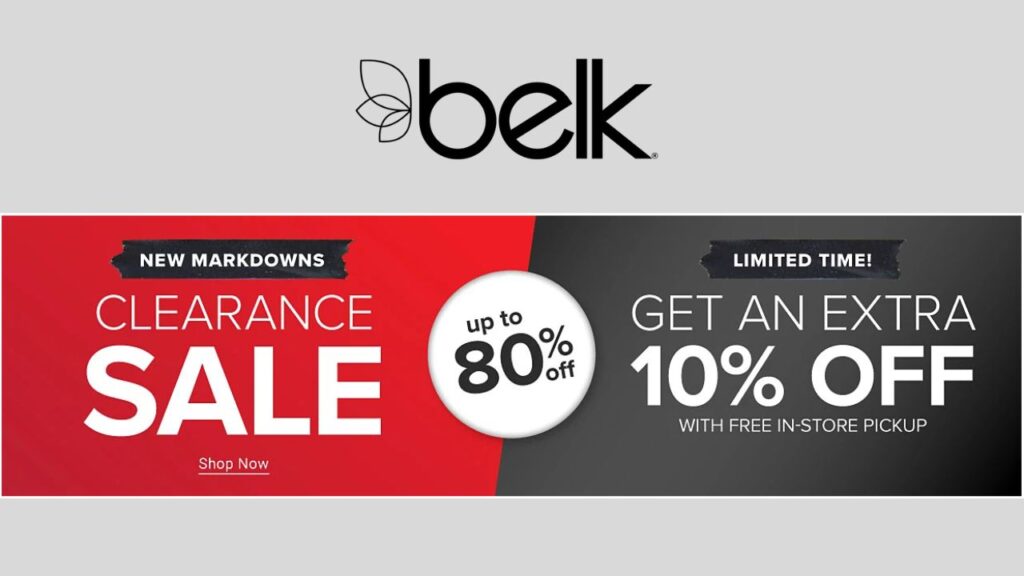 Belk Major Clearance Sale + Extra 10 Off! Southern Savers