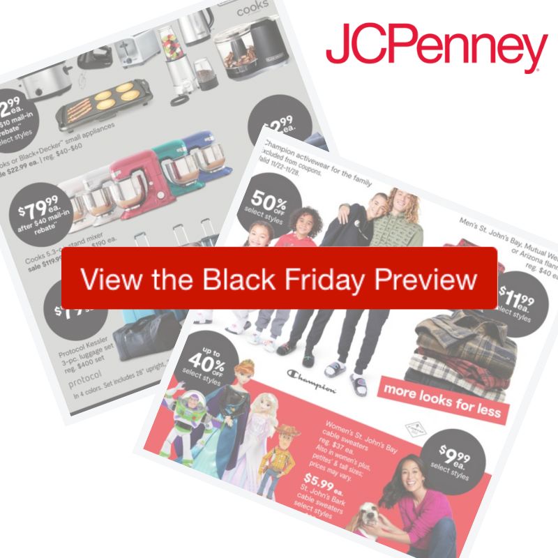 2022 JCPenney Black Friday Ad Preview Southern Savers