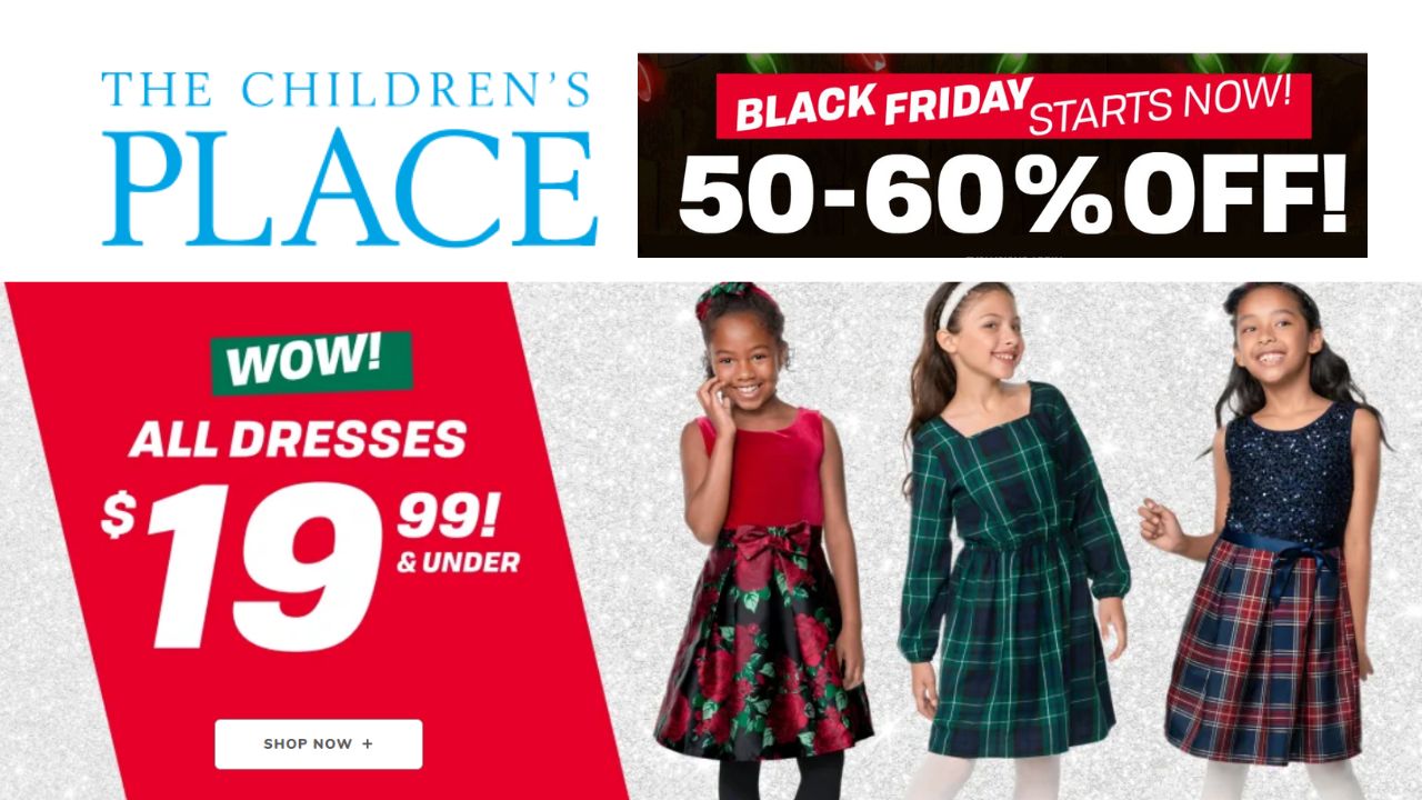 The Children's Place All Holiday Dresses Under 20 + More