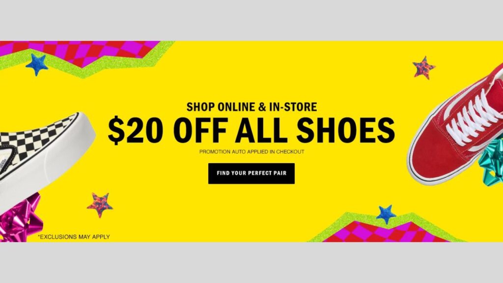 20 off all VANS Shoes Including Sale! Southern Savers