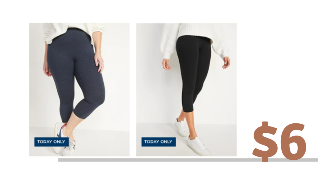 Old Navy | $6 Leggings for Women, $4 for Girls :: Southern Savers