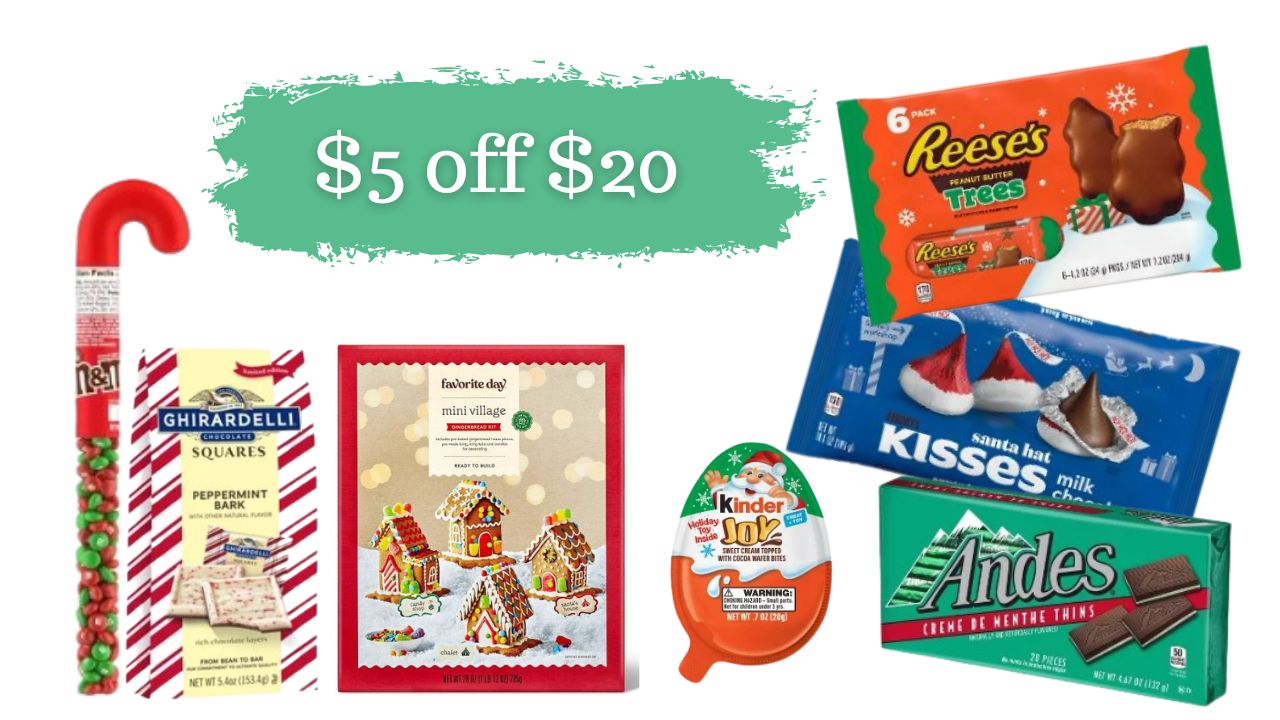 5 off 20 Purchase of Candy or Snacks at Target Southern Savers