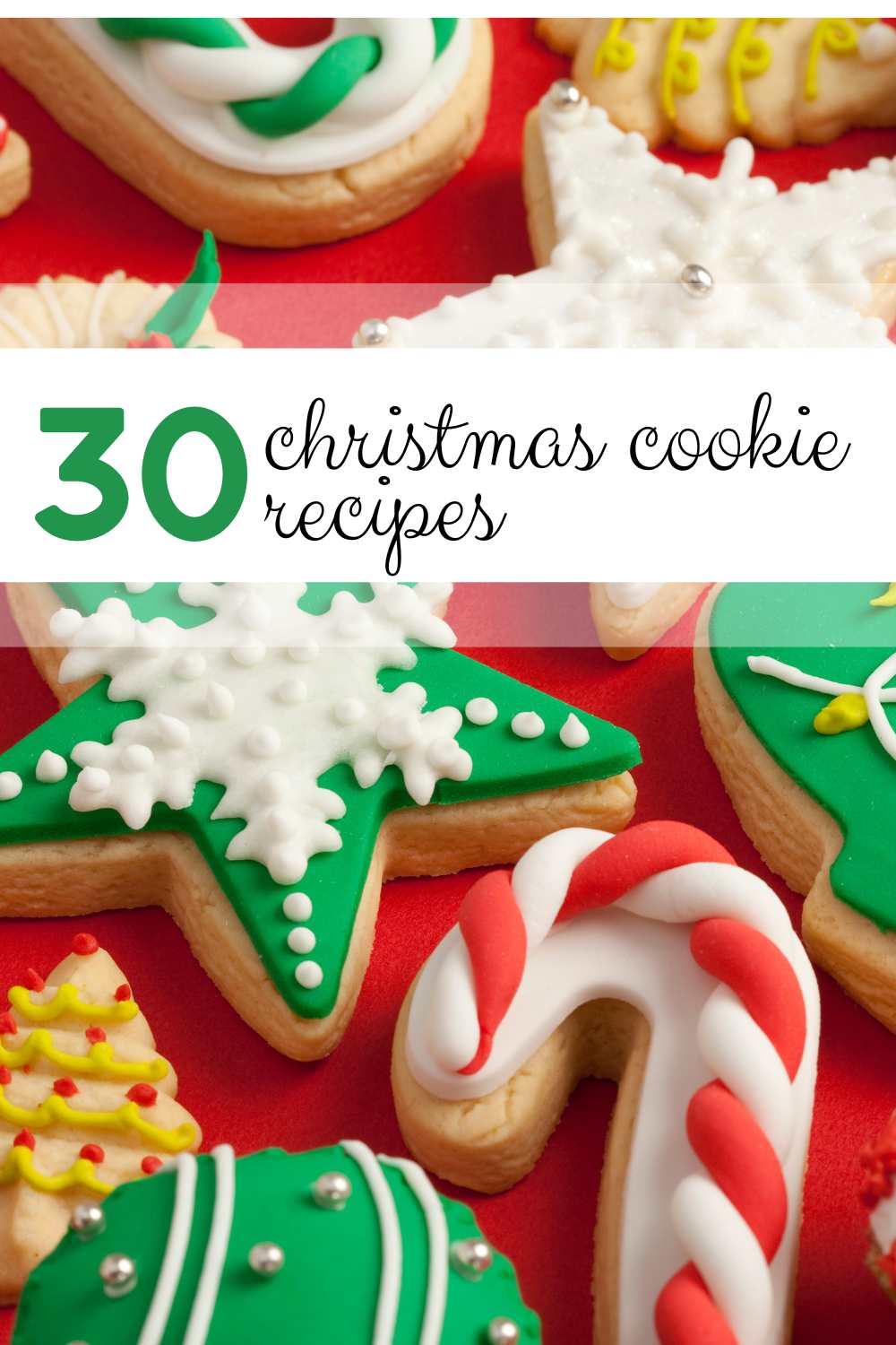 Christmas cookies can be simple and classic, but they can also be intricate and really creative. Here is a list of 30 Christmas cookie recipes!