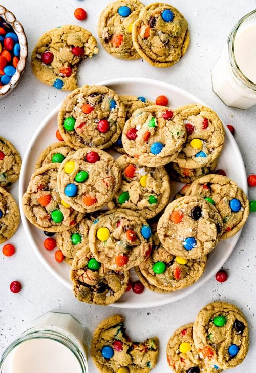 m&m cookies