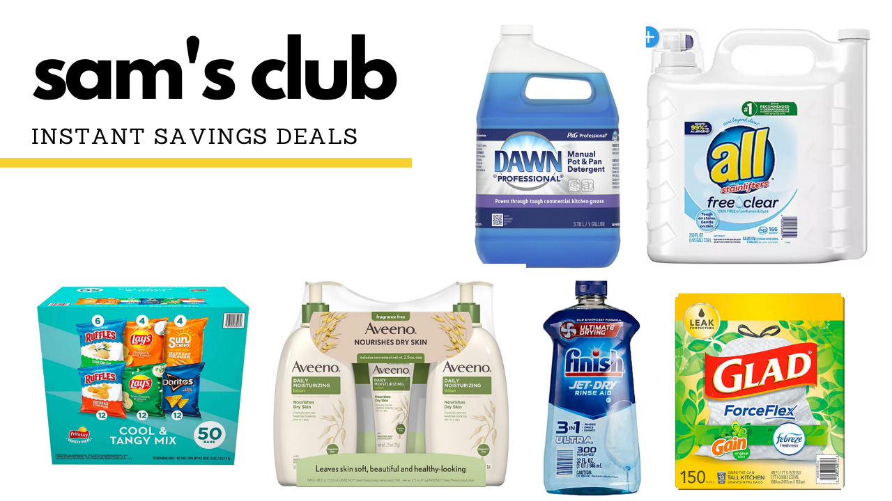 Sam's Club Instant Savings Deals All End 12/24 Southern Savers