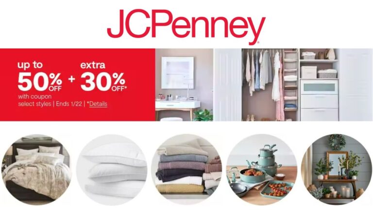 JCPenney Home Sale 30 Off Code Southern Savers   JCPenney Home Sale 768x432 