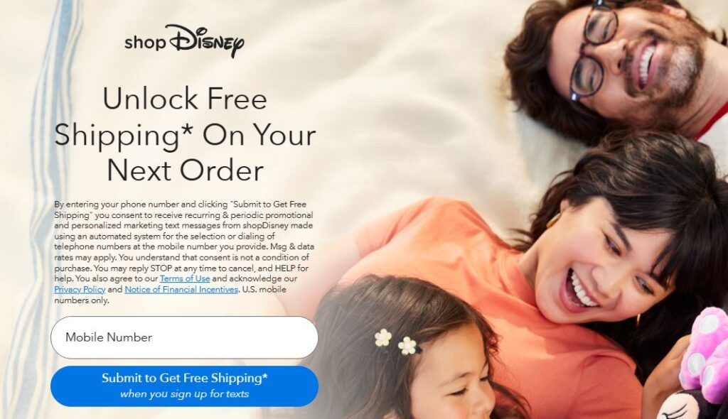 ShopDisney FREE Shipping w/ Unique Code Southern Savers