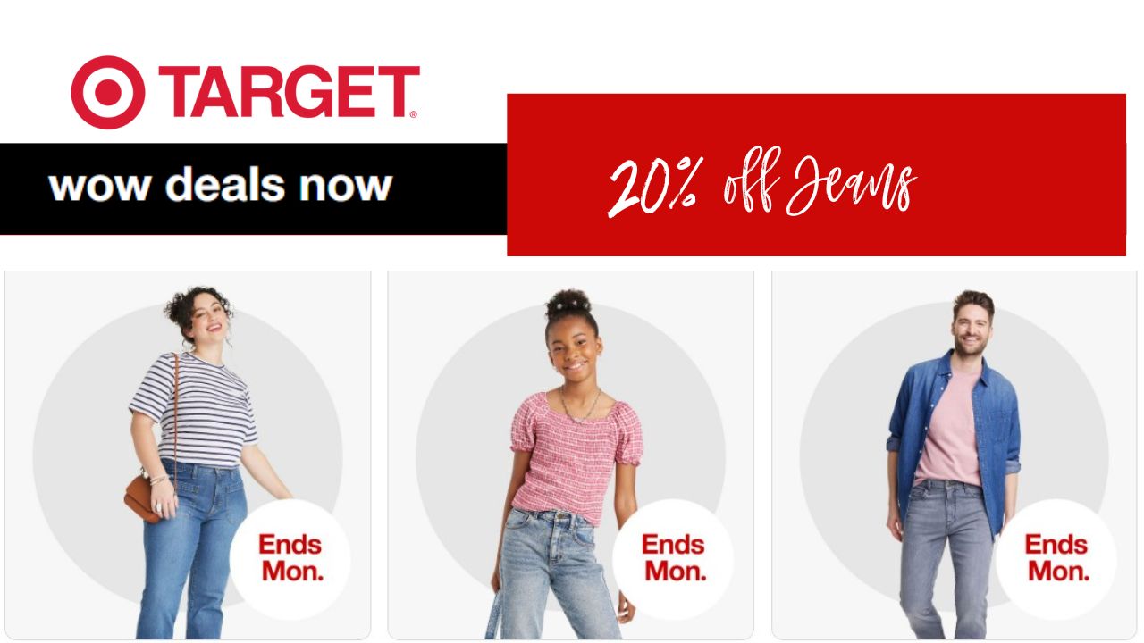 Target 20 Off Jeans for Everyone Southern Savers