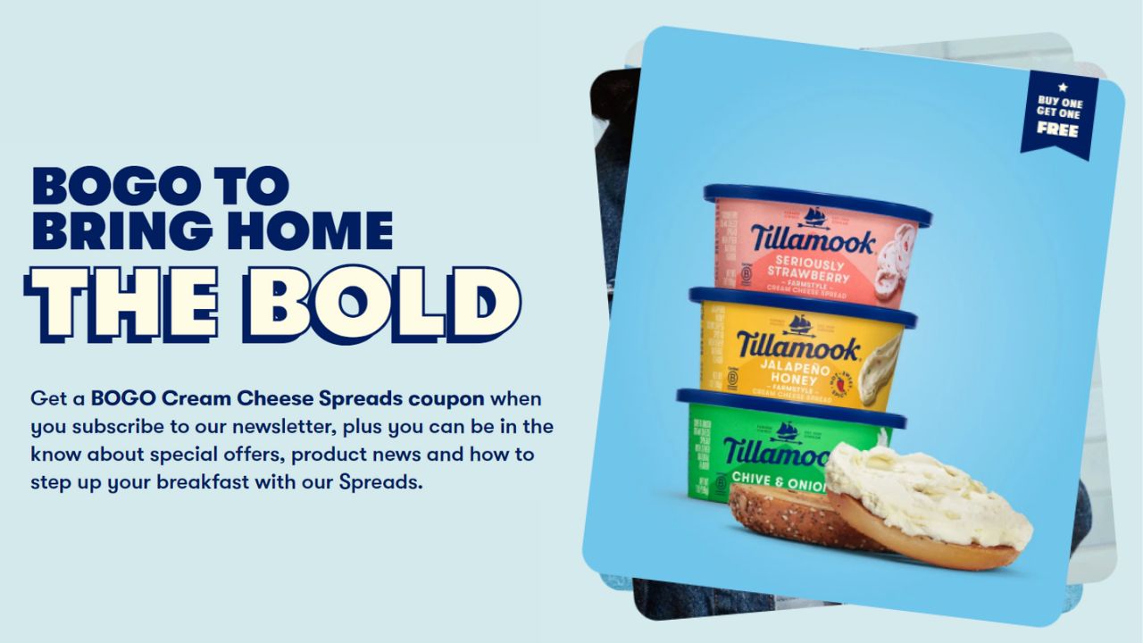 BOGO Free Tillamook Cream Cheese Coupon Southern Savers