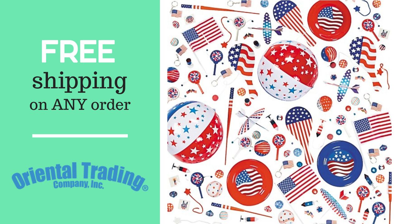 Oriental Trading Free Shipping On Any Order Southern Savers