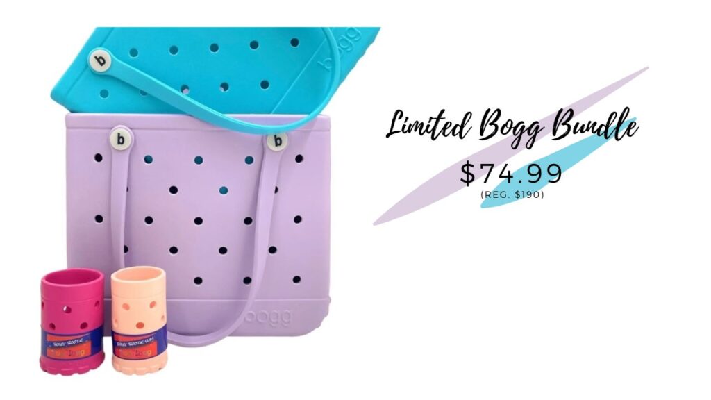 Limited Bogg Bundle, 2 Baby Bogg Bags With 2 Free Boozie's