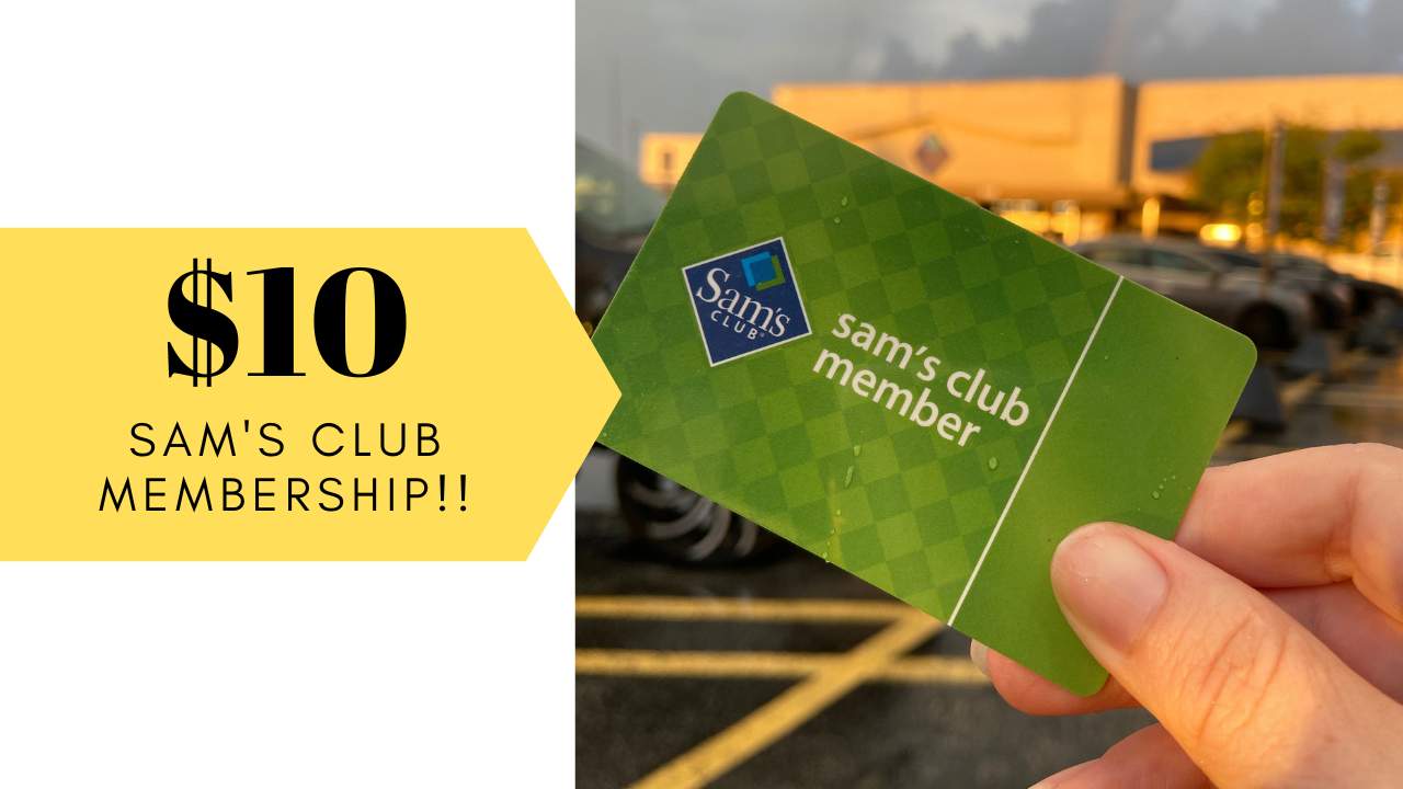 Sam's Club Membership Just 10!! (Reg. 50) Southern Savers