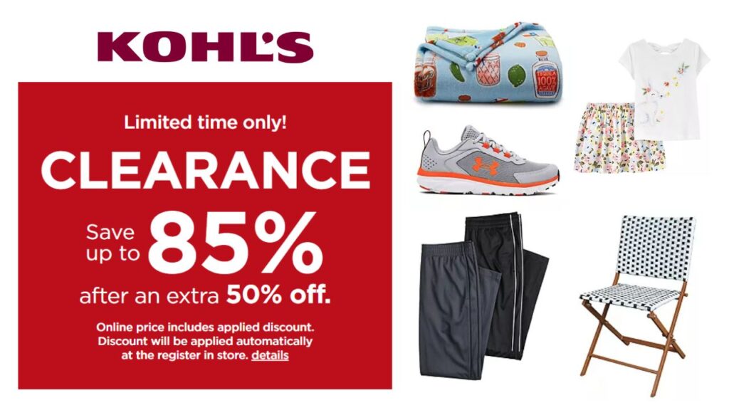 Up to 80% Off Home Goods During Kohl's Clearance Event