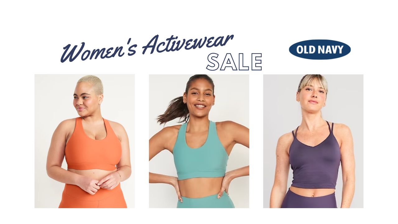 Old Navy Womens Sports Bras in Womens Activewear 