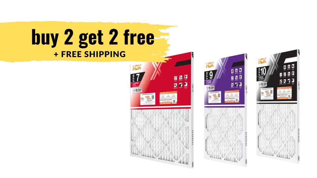 Home Depot  Buy 2 Get 2 Free HDX Allergen Air Filters :: Southern