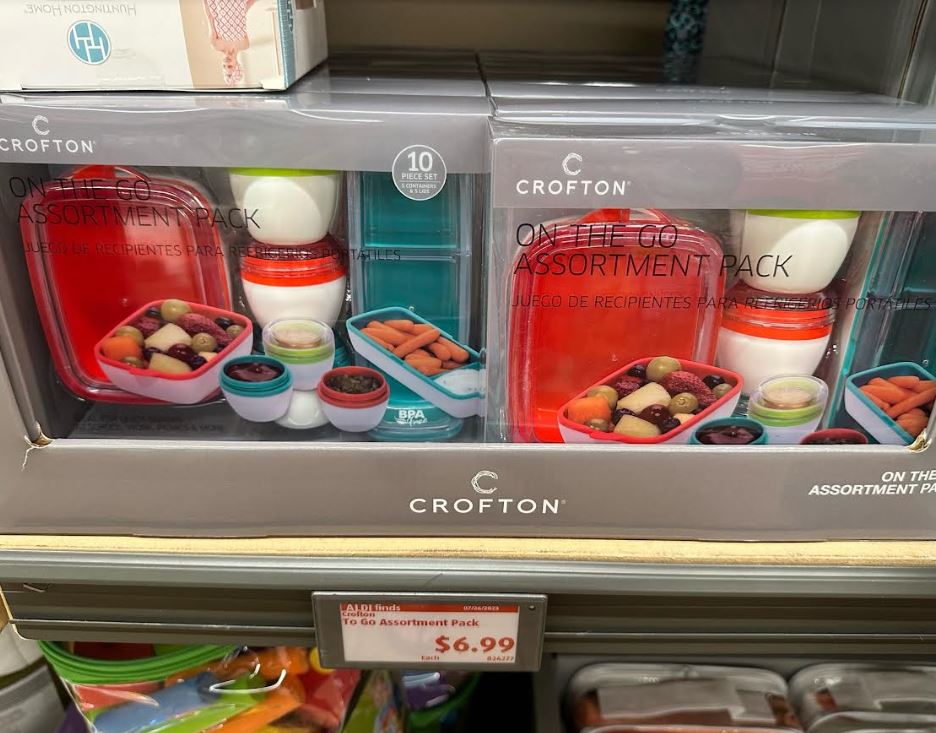 Crofton 10-Piece Food Storage Container Set Only $12.99 at ALDI