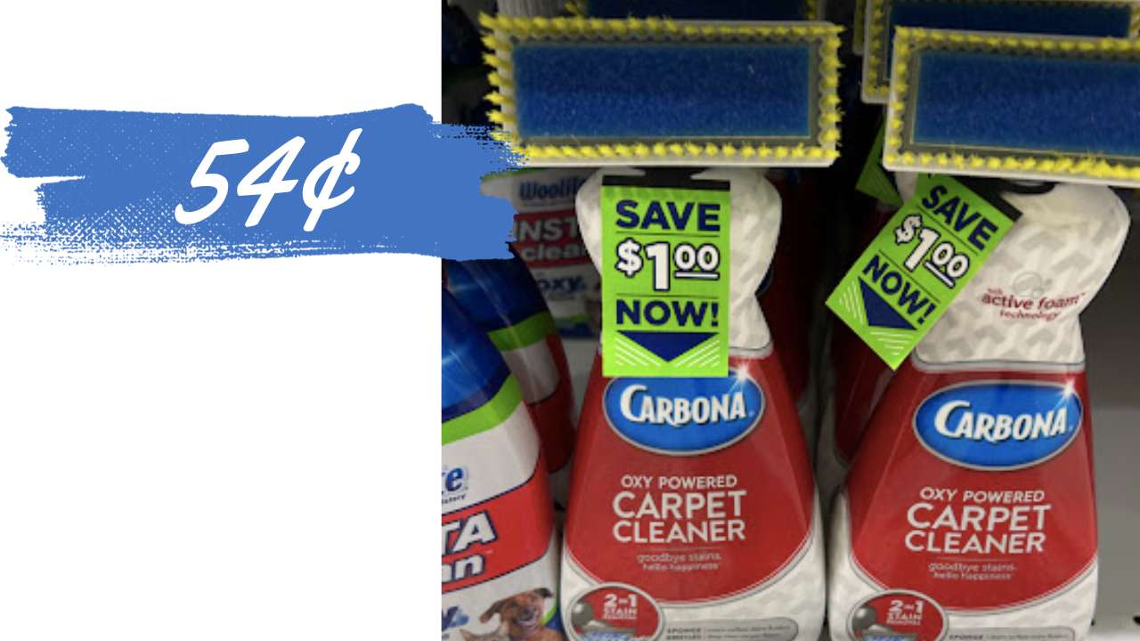 Carbona Carpet Cleaner As Low as $1.85 At Publix - iHeartPublix