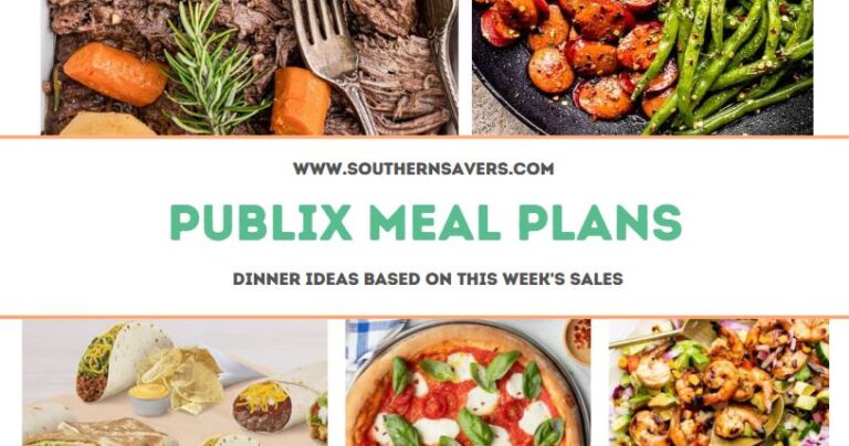 Publix Meal Plans: Dinner Ideas Based on Sales Starting 8/9 :: Southern ...