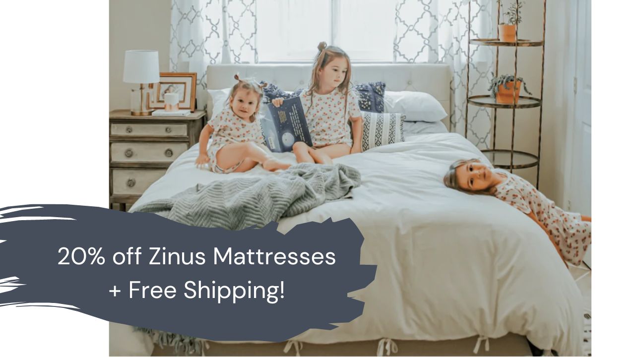 Zinus Extra 20 Off Mattresses + Free Shipping Ends Today