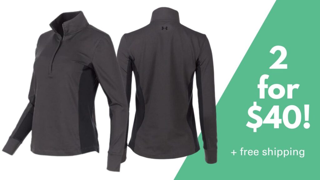 Proozy Code (2) Women's Under Armour HalfZip for 40 Shipped