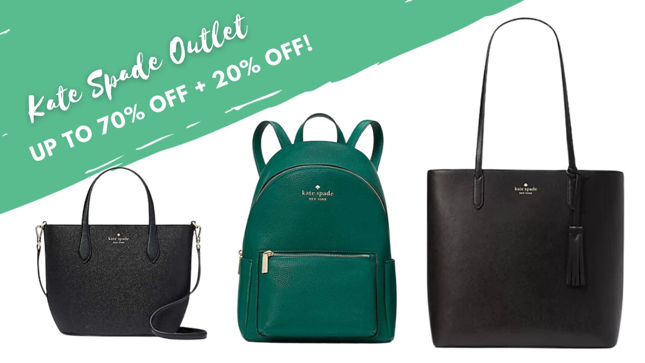 Kate Spade Outlet Sale: Up to 70% off + Extra 20% off!