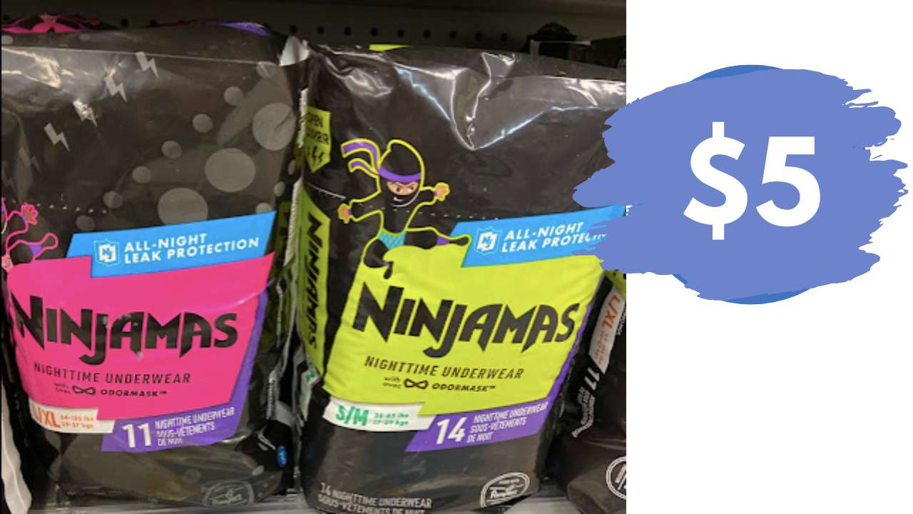 $5 Pampers Ninjamas Nighttime Training Underwear at CVS :: Southern Savers