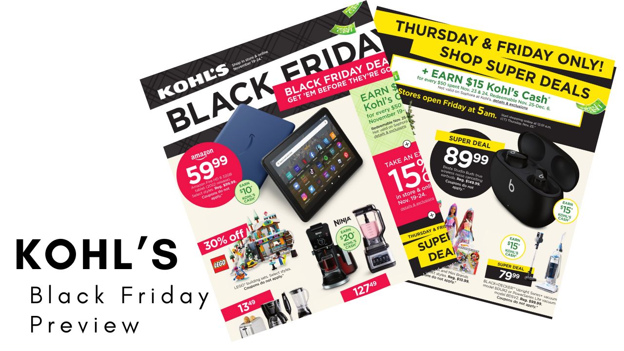 2023 Kohl's Black Friday Ad Preview :: Southern Savers