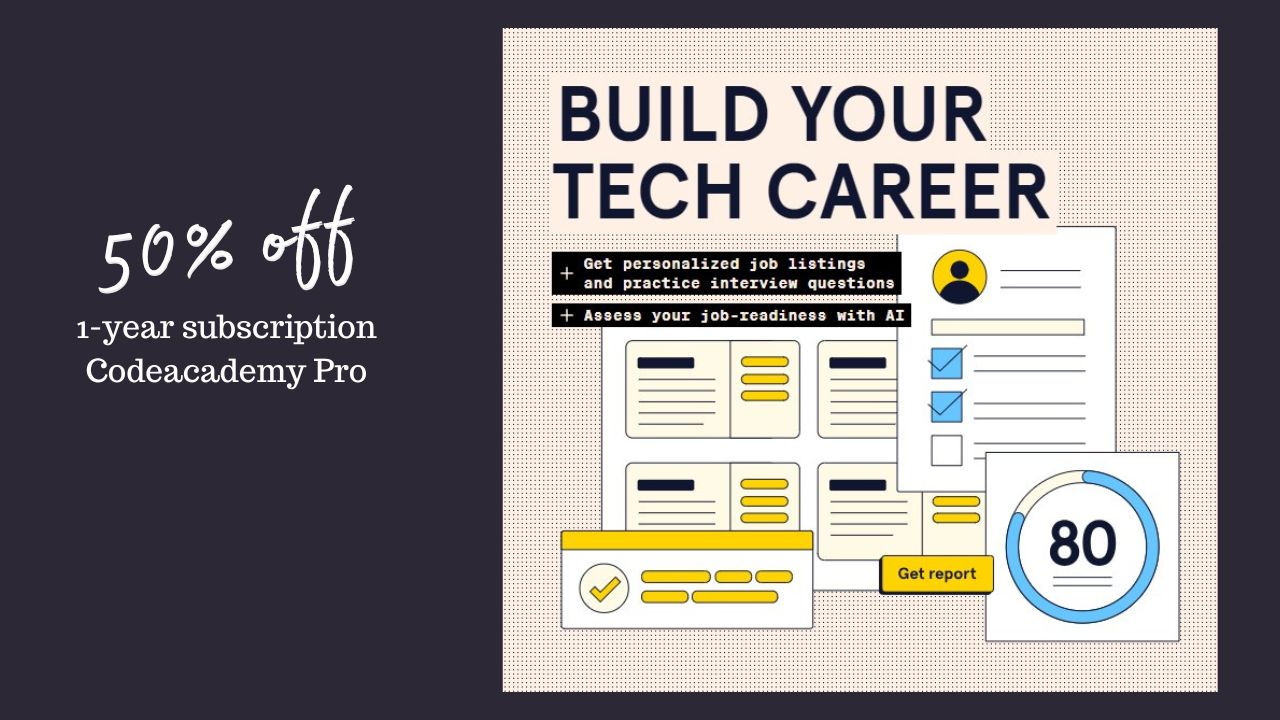 CodeAcademy | 50% Off Pro Account | Advanced Coding Skills :: Southern ...