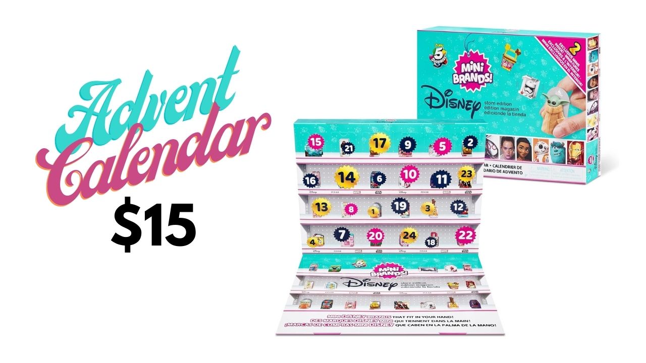 5 Surprise Mini Brands Advent Calendar $20 (reg. $40) :: Southern Savers