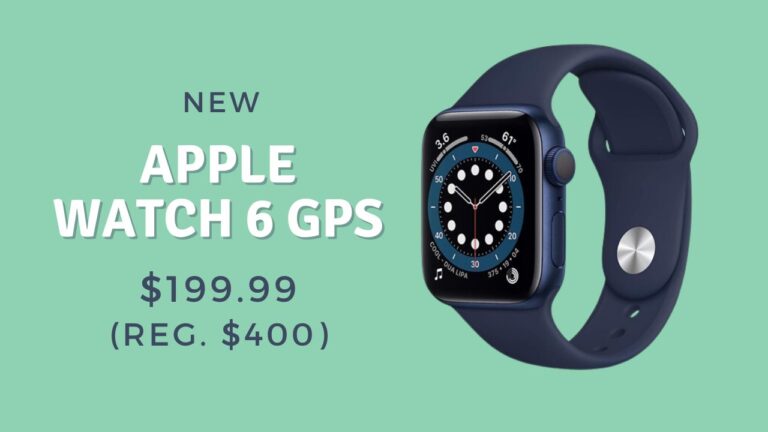 Apple Watch Series 6 GPS $199.99 (Reg. $399.99) :: Southern Savers