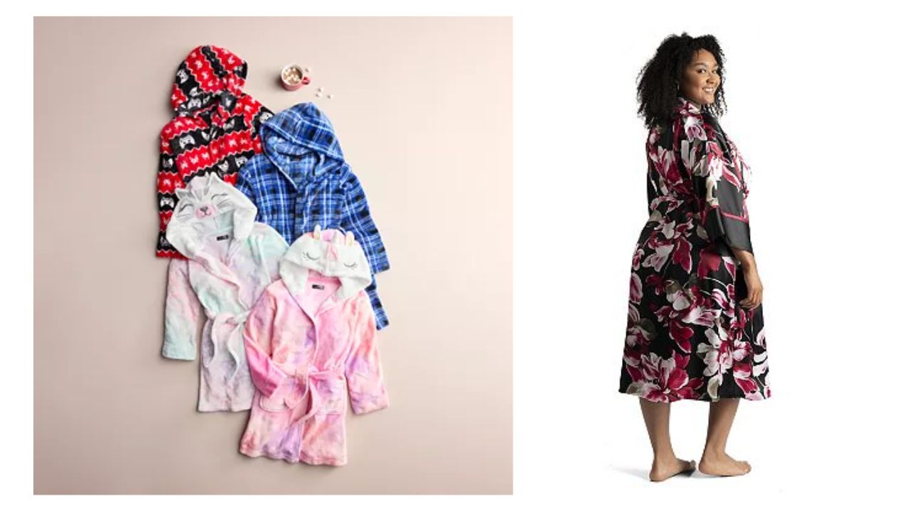 Kohl's | Robes for the Entire Family Starting at $11.40 :: Southern Savers