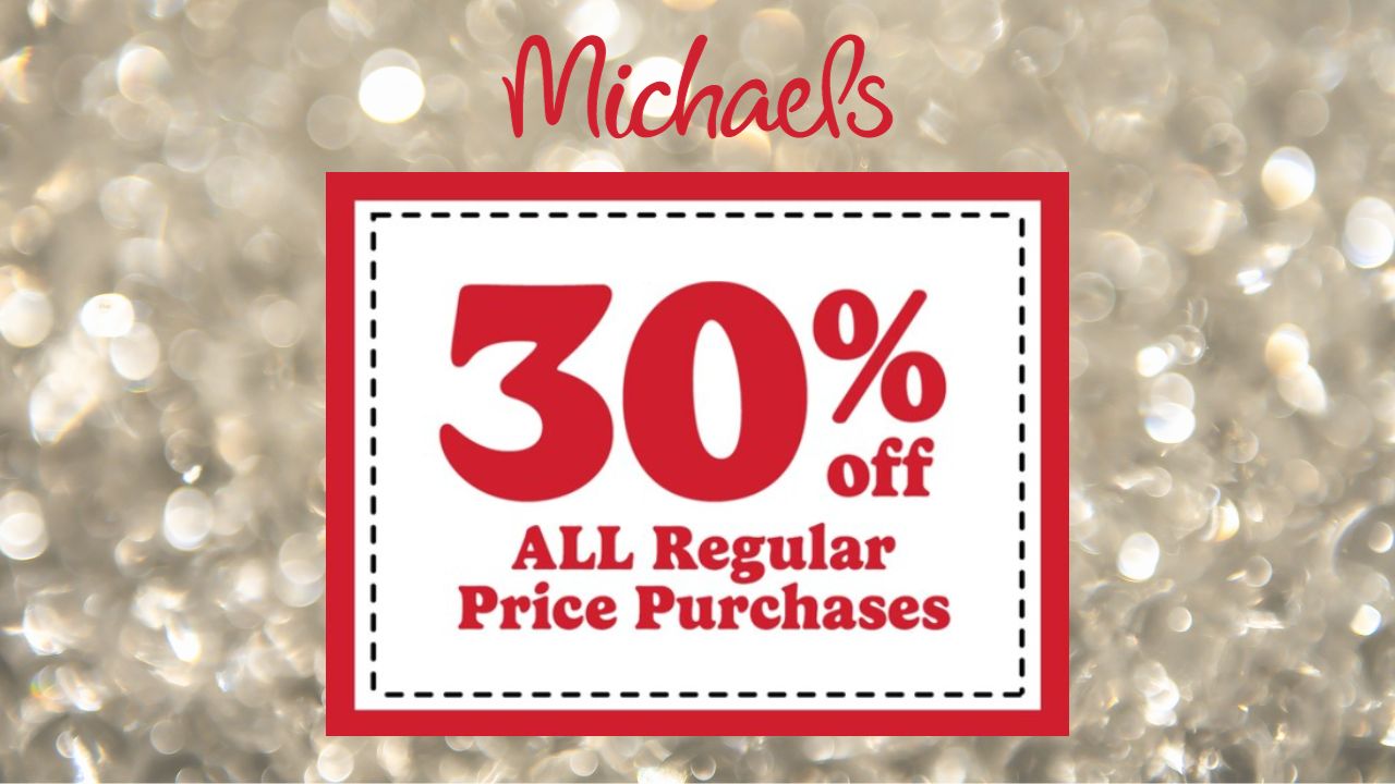 Michaels  50% Off One Regular Priced Item Fri & Sat Only