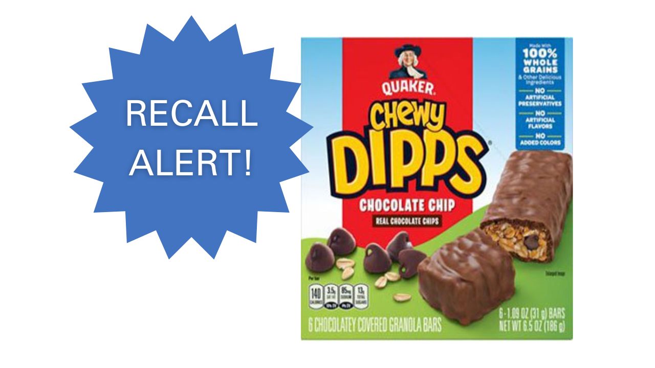 Quaker Oats Company Recalls Granola Bars & Cereals Southern Savers