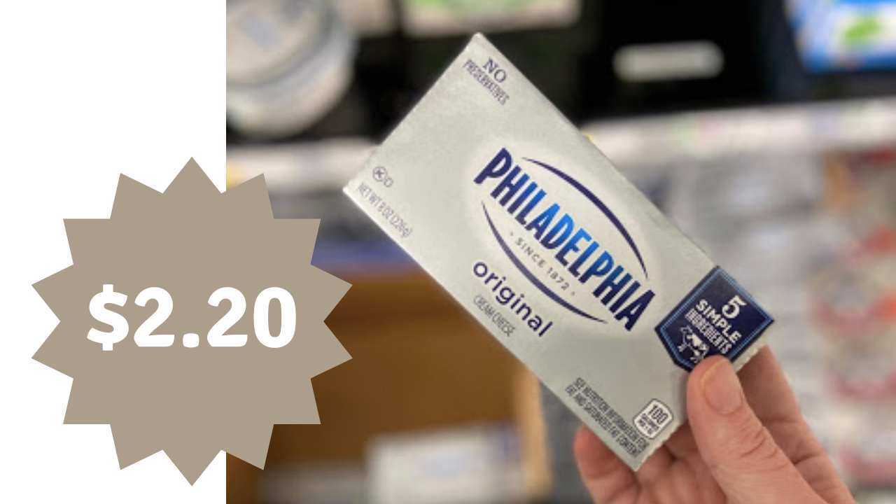 2.20 Philadelphia Cream Cheese Deals at Publix & Kroger Southern