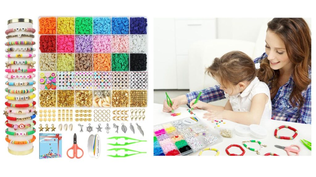 Mountain Gems 2 BOXS Beads Bracelet Making Kit, Mixed Letter ,Smiley Face  Kids DIY @ Best Price Online | Jumia Egypt