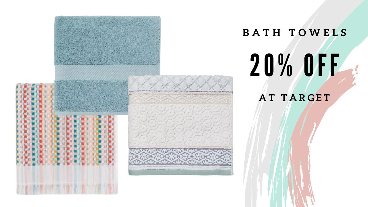 Target 20 Off Bath Towels Ends Today Southern Savers